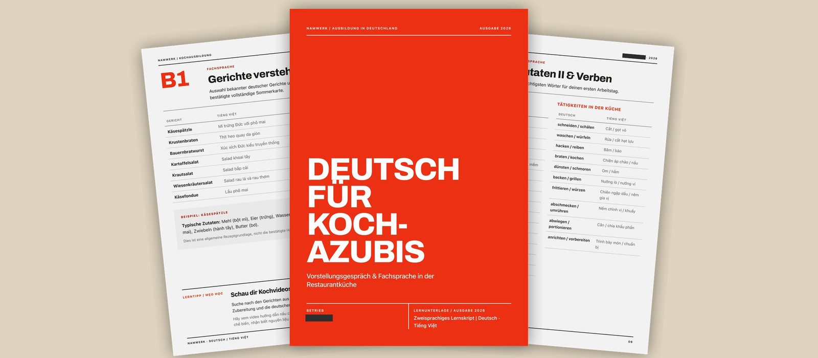 Seiten aus einem NamWerk-Workbook